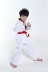 New Taekwondo quần áo nam giới và phụ nữ đào tạo phù hợp với trẻ em người lớn võ thuật chiến đấu quần áo hiệu suất bông trắng tập thể dục quần áo bao cát đấm bốc Taekwondo / Võ thuật / Chiến đấu