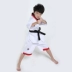New Taekwondo quần áo nam giới và phụ nữ đào tạo phù hợp với trẻ em người lớn võ thuật chiến đấu quần áo hiệu suất bông trắng tập thể dục quần áo Taekwondo / Võ thuật / Chiến đấu