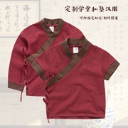 Sinh viên dịch vụ lớp trẻ em quốc gia trang phục trường học trường Trung Quốc đồng phục học sinh nhóm tùy chỉnh cao đẳng gió bông ma hanfu