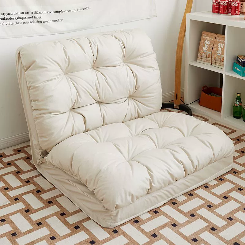 Ghế sofa lười có thể nằm và ngủ trên chiếu tatami ghế sofa nhỏ cửa sổ lồi có thể ngả ghế sofa gấp giường ban công đa năng giải trí 