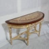 Bàn ghế gỗ Alexander hình bàn điều khiển hình bán nguyệt được chạm khắc bằng tay bàn hiên nhà cũ phòng khách trang trí lối đi - Bàn / Bàn