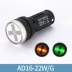 AD16-22SS Đèn LED tín hiệu nguồn hai màu đỏ và xanh lục làm việc đèn báo 22MM 12v24v220v 