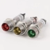 Nguồn điện nhỏ Đèn tín hiệu làm việc Đèn LED báo XD8-1 kim loại đỏ xanh vàng 12V24V220v mở 8mm 