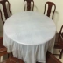 30 khăn trải bàn khách sạn trong suốt bàn tròn khăn trải bàn dùng một lần khăn trải bàn bộ đồ ăn bằng nhựa bộ đồ ăn phim khăn trải bàn