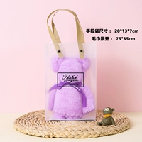 Коралловый бархат Большой медведь-фиолетовый