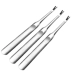 Thép không gỉ da chết đẩy V-loại kéo ngã ba đẩy để da chết móng chân cắt móng tay nail set tool kìm bấm móng chân Công cụ Nail