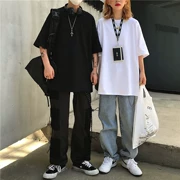 Mùa hè 2019 mới của phụ nữ phiên bản Hàn Quốc của áo thun nửa tay màu siêu rắn cec siêu cháy cec áo tay ngắn tay lửng - Áo phông