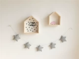 Ins nordic Star Strings Буксируйте для детской комнаты для карты кровати палатка мантия с украшением