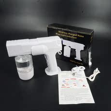 Машину стерилизации/дезинфекции gd08智能蓝光纳米静电负离子喷雾枪无线电池消毒家用喷雾枪喷雾器