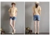 Thai sản mới jeans mặc quần thai sản mùa hè lỏng thường kích thước lớn quần áo thai sản mùa hè dạ dày lift quần short đồ bầu thời trang Phụ nữ mang thai quần / quần bụng
