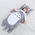 New mô hình động vật sơ sinh bé mùa đông quần áo sơ sinh bé ôm dày túi ngủ BB chống kick quilt Túi ngủ