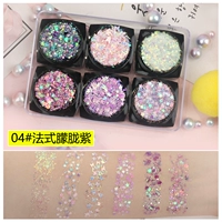 Комбинация 4 французских туманных фиолетовых (6 нарядов)