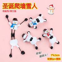 10 Снеговик на рождественской стене скалолазания