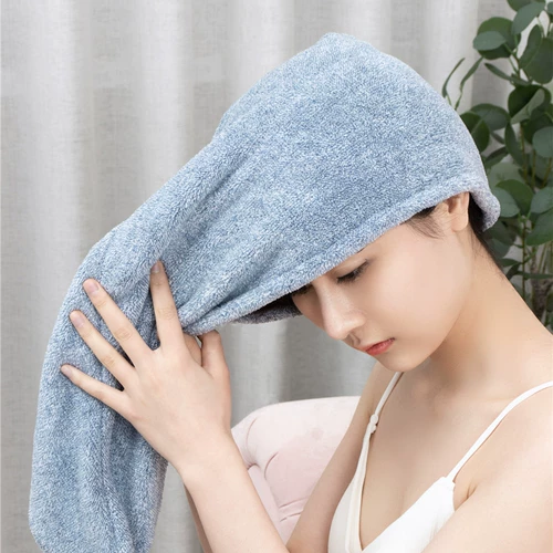 Быстросохнущее сухое антибактериальное полотенце для волос для девочек