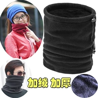 Ngoài trời Lông Cừu Bib Nam Giới và phụ nữ Đặt Headband Mùa Đông Dày Ấm cưỡi Windproof Mask Hat khăn trùm đi phượt