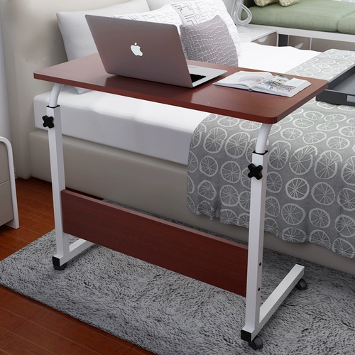 Железный ленивый ноутбук -кровать с высотой рассеивания тепла, регулируемый подъемный стол, простой диван -прикроватный стол