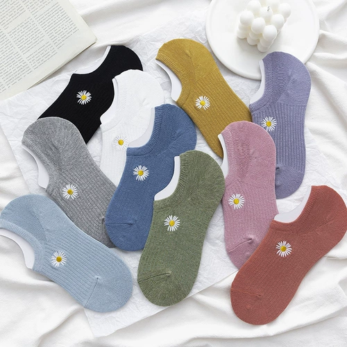 Носки лето летняя женщина японская и корейская версия Cimpulped Cotton Poord Cotton Shock Light Invisible Low Low Nops DW178