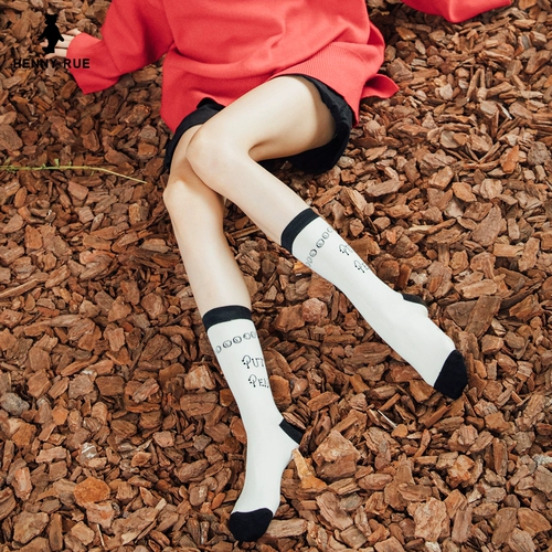 Носки женский томбок Mids Lockcling Pucking Nops Pure Cotton Носки женские носки Brajak Street Wind Wind Ins Litsed Dar DW43