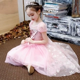 Детский летний наряд маленькой принцессы, платье, костюм, «Холодное сердце», подарок на день рождения