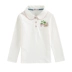 Áo thun bé gái dài tay 2018 cotton trẻ em học sinh ve áo sơ mi trắng sơ mi bé mùa thu