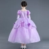 Halloween Quần áo trẻ em Công chúa nhỏ Sophia Công chúa Váy Sophia Dress Ice Snow Romance Dress Summer Dress - Váy chân váy cho bé gái Váy