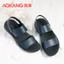 Giày nam Aokang mùa hè dép mới cho nam Phiên bản Hàn Quốc của giày da đi biển xu hướng hở mũi - Sandal Sandal