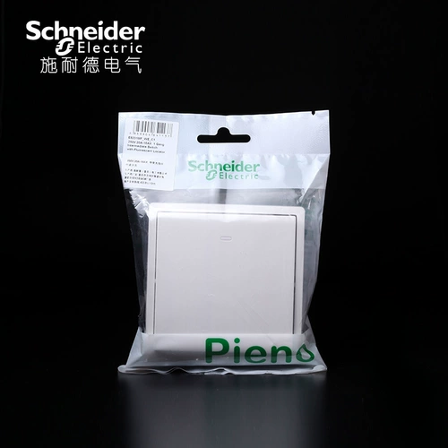 Шнайдер -переключатель панель 86 Тип Fengshangya Одинокий разомкнутый одноконтрол одно -Контрольный одно -Контрольный Одиночный переключатель с флуоресценцией