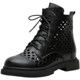 Martens, тонкие дышащие туфли для кожаной обуви, сандалии, короткие сапоги, из натуральной кожи, коллекция 2023, большой размер