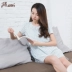 Đặc biệt cung cấp top cửa hàng chính thức 100% cotton nightdress nữ top dưa ngắn tay cotton ngọt đồ ngủ lớn và vừa sinh viên