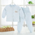 Mùa thu và mùa đông bé màu cotton ba lớp bông mùa thu trẻ em nhiệt đồ lót cao eo thiết kế bụng bé đồ lót mùa đông đồ lót trẻ em Quần áo lót