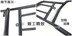 Điện phụ kiện xe gắn máy phía sau cánh phía sau spoiler cháy rừng tốc độ trận chiến sau ba thế hệ của nhôm kệ đuôi tàu khung bảo vệ xe nvx Xe máy Sopiler