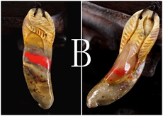 Украшения на шею Чжанхуа кровавый камень