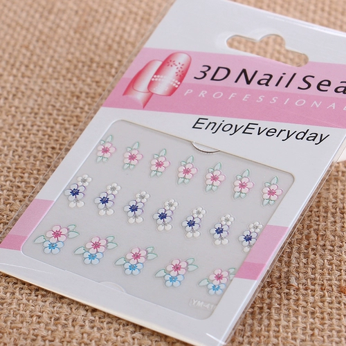 Экологичные наклейки для ногтей, водостойкие накладные ногти для ногтей, лак для ногтей, наклейка, японские и корейские, Южная Корея, 3D