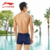 Quần bơi Li Ning Quần short nam boxer kích thước lớn thoải mái phù hợp với bộ đồ bơi suối nước nóng tắm không thấm nước chống sương mù quần short bơi nam Nam bơi đầm