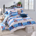 Thomas Dinosaur Sheets Ba mảnh hoạt hình Cotton Pikachu Chăn Cover Trẻ em Giường Cotton bốn mảnh bộ ga trải giường everon Bộ đồ giường bốn mảnh