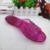 Pha lê dép nữ mùa hè mẹ nhà trong nhà tắm trượt khử mùi phẳng thạch trong suốt dép nhựa giày dép đẹp Dép