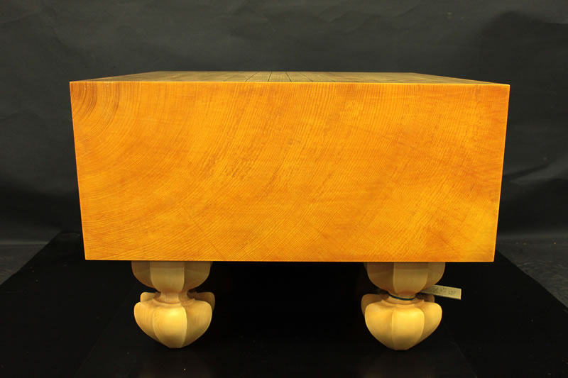 【如婴】 日本 围棋 围棋盘 棋盘 本榧 柾目 3.5寸 黑木 北京现货