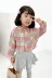Áo sơ mi bé gái mùa xuân bé gái kẻ sọc áo sơ mi chạm đáy trẻ em Hàn Quốc mặc kiểu dáng mùa xuân và mùa thu 3 tuổi 2 tuổi - Áo sơ mi