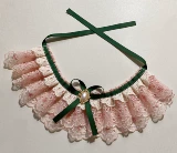 Нагрудник, кружевной шарф, галстук-бабочка, ожерелье, чокер с бантиком