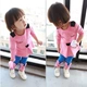 Cô gái 0 trẻ em ngoại quốc 1 nữ bé 2 quần áo 3 tuổi Phiên bản Hàn Quốc của bộ đồ mùa xuân công chúa thời trang xuân hè thu bé quan ao tre em Phù hợp với trẻ em