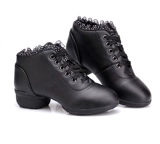 Женские танцевальные туфли, новинка 2023 года, туфли для кадриль, танцевальные туфли на средней каблуке с мягкой подошвой для женщин, белые танцевальные туфли из натуральной кожи, современные танцевальные туфли