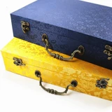 Высокая каллиграфия и рисовать парласкую коробку подарок подарочная коробка Custom Семейная спектр Brocade Box упаковка ювелирные изделия книга книжка -книга Brocade Бесплатная доставка
