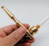 Медная съемная маленькая курительная трубка, тяжелый медный мундштук