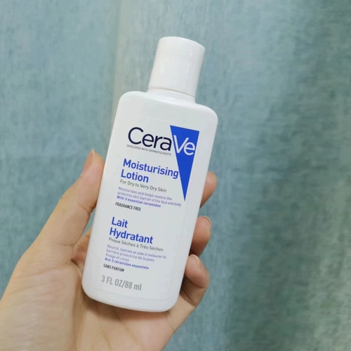 Cerave, увлажняющий восстанавливающий питательный крем, лосьон, керамид, образец среднего размера, 88 мл