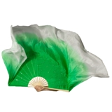 Двойной фанат танца Двойной настоящий шелк оригинальный независимый танец Yingshan Red Dance Fan Fan Gradient, чтобы увеличить фанат фанатов Yongzhou Yangge