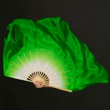 Двойной фанат танца Двойной настоящий шелк оригинальный независимый танец Yingshan Red Dance Fan Fan Gradient, чтобы увеличить фанат фанатов Yongzhou Yangge