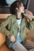 Phiên bản Hàn Quốc đẹp trai cổ áo nhỏ da nữ quần áo ngắn xe máy pu áo khoác da 2019 thu sóng mới - Quần áo da áo da nữ dáng dài đẹp Quần áo da