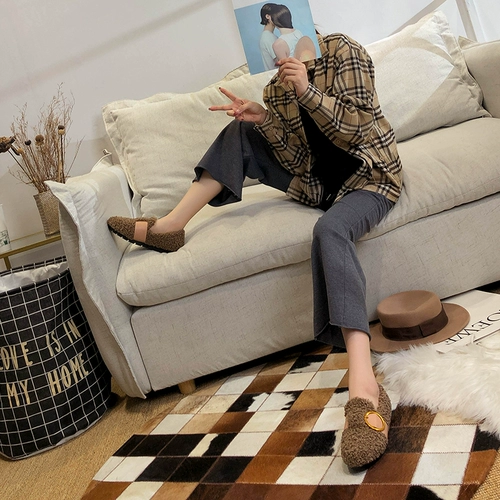 Зимняя флисовая обувь на платформе, популярно в интернете, коллекция 2022, большой размер