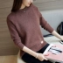 Mùa xuân và Mùa Thu Phụ Nữ Mới của Hàn Quốc phiên bản của các sinh viên lỏng lẻo áo sơ mi ngắn áo len áo len đầu vòng cổ áo len của phụ nữ áo sơ mi dày Áo / áo thun