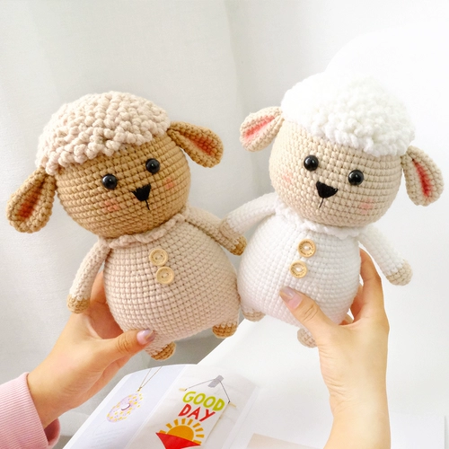 Плетеный набор материалов, кукла, креативная подвеска ручной работы, овечка, «сделай сам», подарок на день рождения